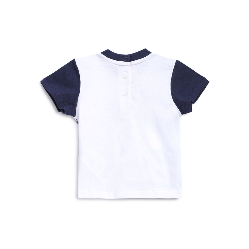 Boys Medium Red Printed 2 Pc Set T-shirt with Short Trouser image number 1